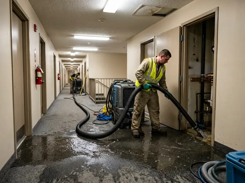multi-unit-apartment-hallway-f-005 — frequently asked questions, Emergency Burst Pipe Water Extraction & Removal in Hidden H…